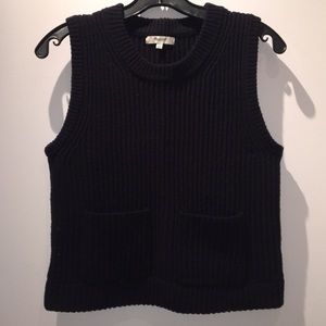 Darling Madewell Navy sleeveless sweater